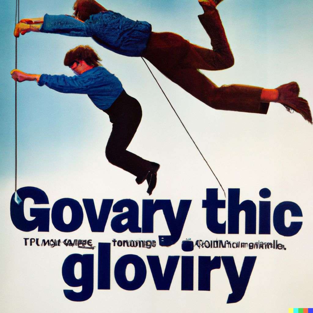 the discovery of gravity, advertisement from the '80s
